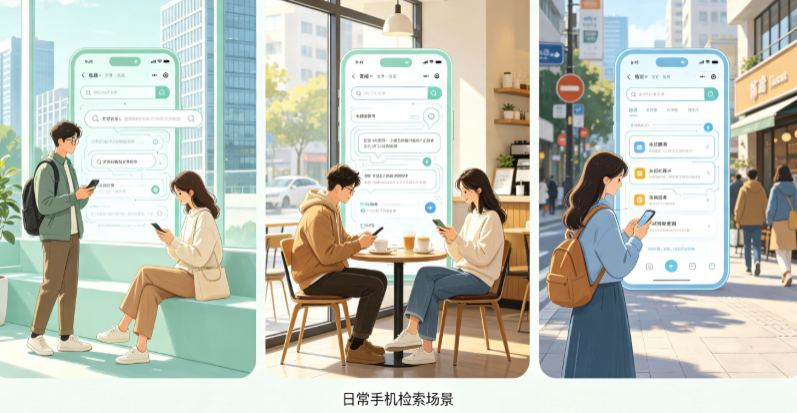 黄岩区普通人日常手机使用场景拆解：GEO 与 AI 优化如何改变信息检索体验